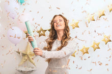 Load image into Gallery viewer, Confetti Cannon 40cm  - Rose Gold Biodegradable Tissue Paper - Plastic Free
