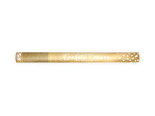 Load image into Gallery viewer, Heart Shaped Confetti Cannon, Gold, 60cm
