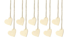 Load image into Gallery viewer, Wooden place cards Hearts, 6x5cm
