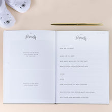 Load image into Gallery viewer, Grey Suede Baby Journal Book (21cm x 16cm)
