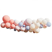 Load image into Gallery viewer, Blush, Nude &amp; Blue Party Balloon Arch Kit
