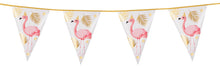 Load image into Gallery viewer, Let's Flamingo Flag Banner (4m)
