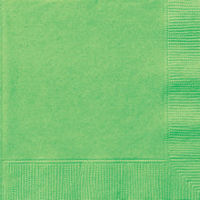 Load image into Gallery viewer, Lime Green Solid Luncheon Napkins, 20ct
