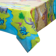 Load image into Gallery viewer, Dinosaur Rectangular Plastic Table Cover, 54&quot;x84&quot;
