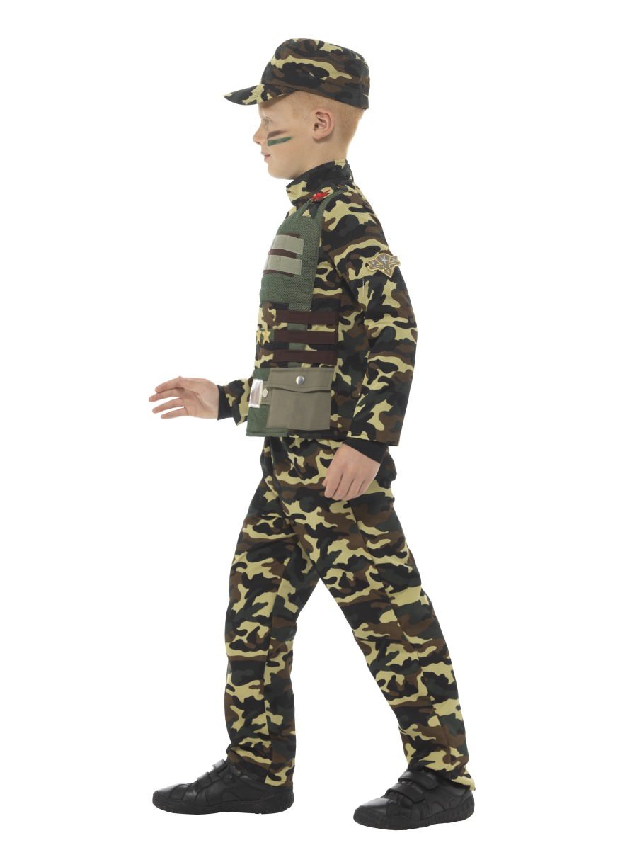 Camouflage Military Boy Costume - Small 4-6 – PartyTime Malta