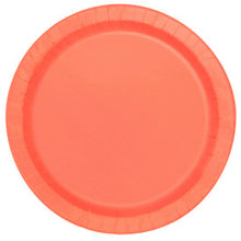 Load image into Gallery viewer, Coral Solid Round 9&quot; Dinner Plates, 16ct
