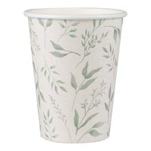 Load image into Gallery viewer, White and Green Christening Paper Cups -
