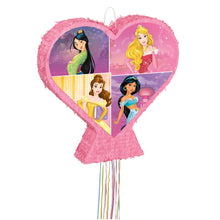 Load image into Gallery viewer, Disney Princess Dream Big Heart Shaped Pull Pinata
