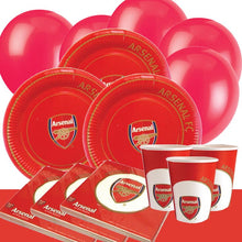 Load image into Gallery viewer, Arsenal Football Party Plates - 8ct
