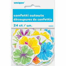 Load image into Gallery viewer, Hibiscus Flower Confetti Cutouts (24pk)
