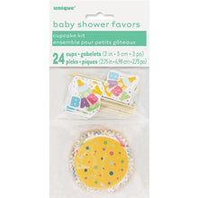 Load image into Gallery viewer, Baby Shower Cupcake Kit (24ct)
