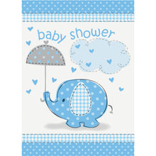 Load image into Gallery viewer, Umbrellaphants Blue Invitations, 8ct
