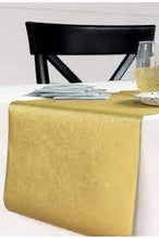 Load image into Gallery viewer, Gold Glitter Plastic Table Runner
