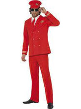 Load image into Gallery viewer, Smiffys High Flyer Costume With Jacket Trousers Hat and Shirt Front - Medium
