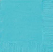 Load image into Gallery viewer, Terrific Teal Solid Beverage Napkins, 20ct
