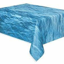 Load image into Gallery viewer, Ocean Waves Plastic Tablecover - 54&quot; x 108&quot;

