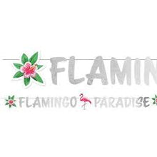Load image into Gallery viewer, Flamingo Paradise Letter Banner (1.35m)
