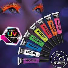 Load image into Gallery viewer, Moon Glow Intense Neon UV Mascara - Red
