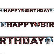 Load image into Gallery viewer, Star Wars: The  Final Battle Happy Birthday&#39; Letter Banner - 1.6m
