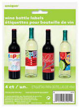 Load image into Gallery viewer, Wine Bottle Labels - 4ct
