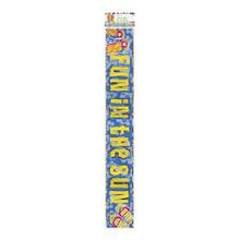 Load image into Gallery viewer, Fun In The Sun Luau Foil Banner - 12ft
