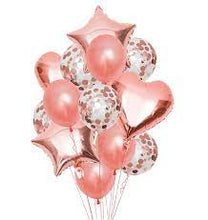 Load image into Gallery viewer, Solid Star Foil Balloon 20&quot; - Rose Gold
