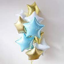 Load image into Gallery viewer, Solid Star Foil Balloon 20&quot;, Packaged - Baby Blue
