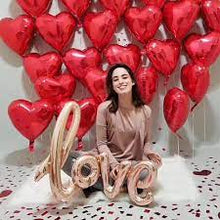 Load image into Gallery viewer, Solid Heart Foil Balloon 18&quot; - Red
