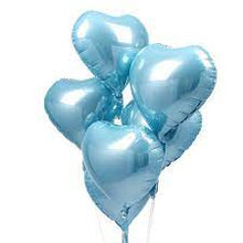 Load image into Gallery viewer, Solid Heart Foil Balloon 18&quot; - Baby Blue
