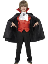 Load image into Gallery viewer, Dracula Boy Children’s Costume
