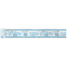 Load image into Gallery viewer, Foil Umbrellaphants Blue Banner, 12 ft
