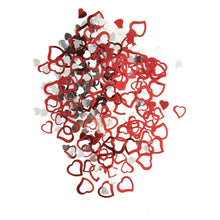 Load image into Gallery viewer, Red Cut-Out Heart Foil Confetti

