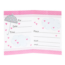 Load image into Gallery viewer, Umbrellaphants Pink Invitations, 8ct
