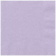 Load image into Gallery viewer, Lavender Solid Beverage Napkins, 20ct
