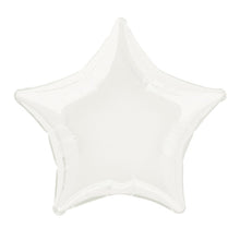 Load image into Gallery viewer, Solid Star Foil Balloon 20&quot; - White
