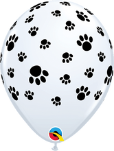 Load image into Gallery viewer, Paw Prints-A-Round Latex Balloon 11"
