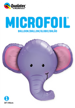 Load image into Gallery viewer, Ellie The Elephant Supershape Foil Balloon, 39&quot;
