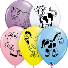 Load image into Gallery viewer, Farm Animal Latex Balloon 11"

