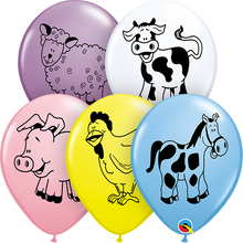 Load image into Gallery viewer, Farm Animal Latex Balloon 11&quot;
