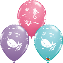 Load image into Gallery viewer, Mermaid Fun Under The Sea Latex Balloons 11&quot;

