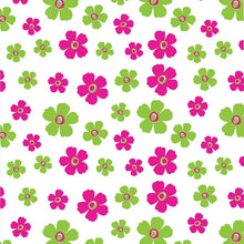 Load image into Gallery viewer, Lime Green &amp; Hot Pink Fleur Cellophane Roll - 80cm x 100m
