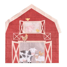 Load image into Gallery viewer, Ginger Ray - Barn Shaped Farm Paper Party Napkins
