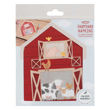Load image into Gallery viewer, Ginger Ray - Barn Shaped Farm Paper Party Napkins
