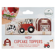 Load image into Gallery viewer, Ginger Ray - Farm Birthday Cake Cupcake Toppers
