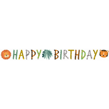 Load image into Gallery viewer, Get Wild Carded Letter Banner - 80cm x 15cm
