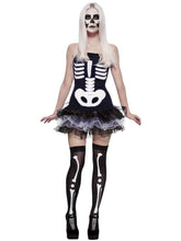 Load image into Gallery viewer, Fever Skeleton Tutu Dress
