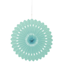 Load image into Gallery viewer, Mint 16&quot; Tissue Paper Fan
