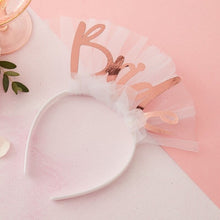 Load image into Gallery viewer, BRIDE TO BE HEN PARTY VEIL HEADBAND
