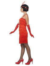 Load image into Gallery viewer, Flapper Shimmy Red Dress
