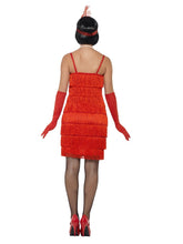 Load image into Gallery viewer, Flapper Shimmy Red Dress
